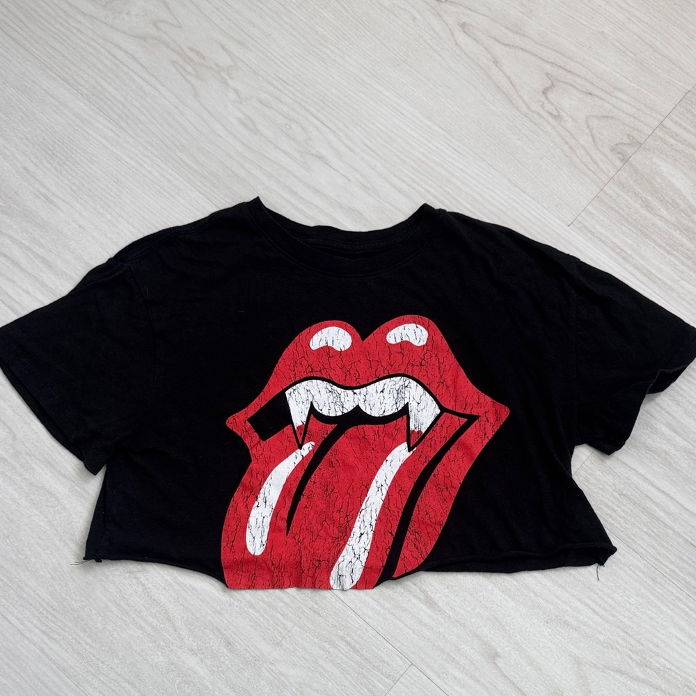 Halloween Rolling Stones Women’s Crop Top